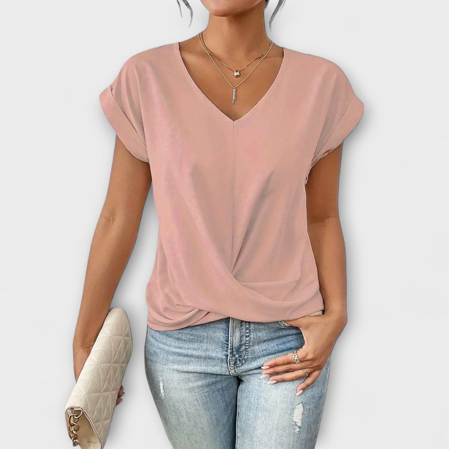 Lovis™ | Elegant topp med mjuk rörelse och karaktär