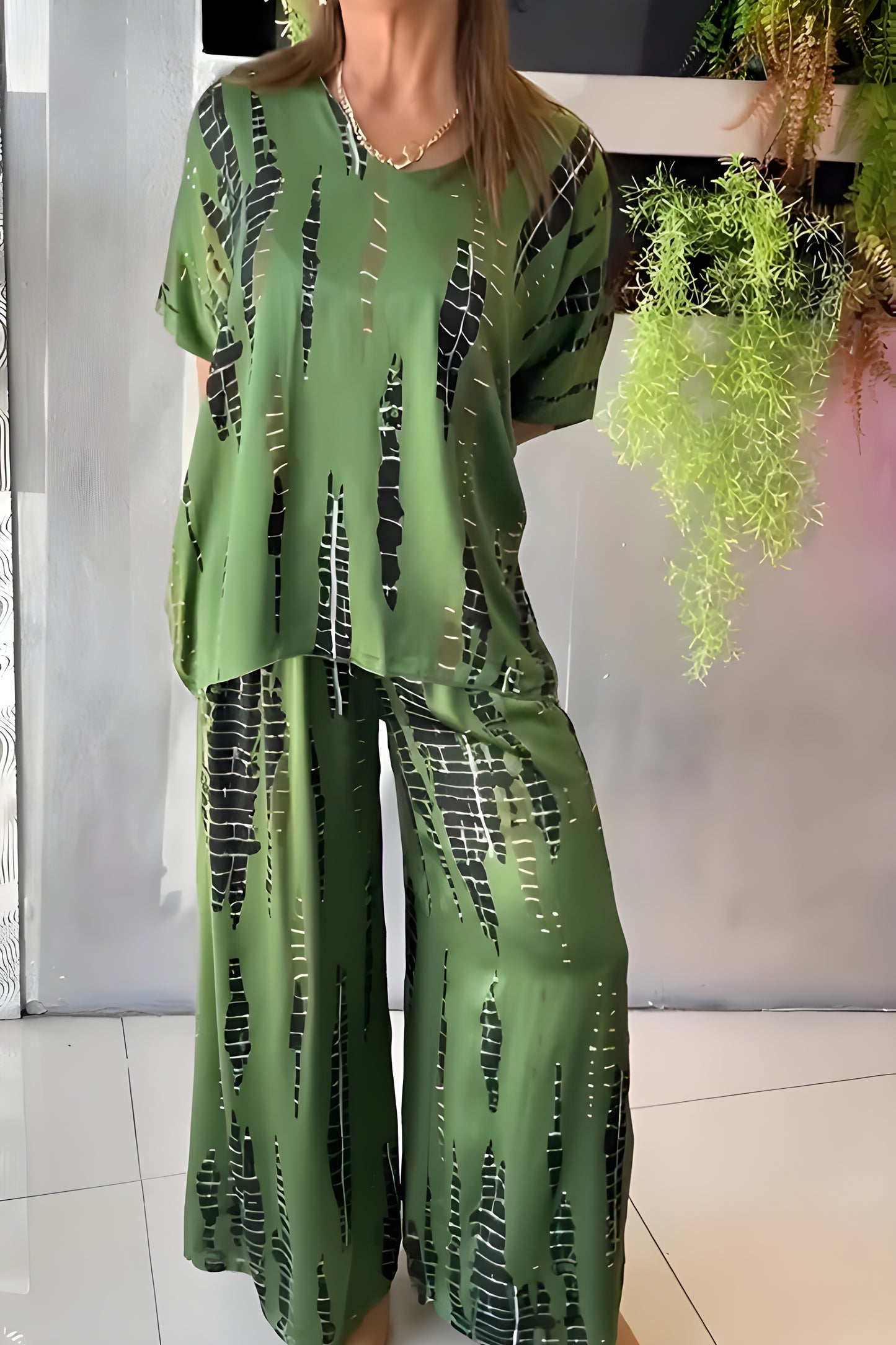 Kerstin™ | Mjuk tvådelad loungestil med elegant känsla