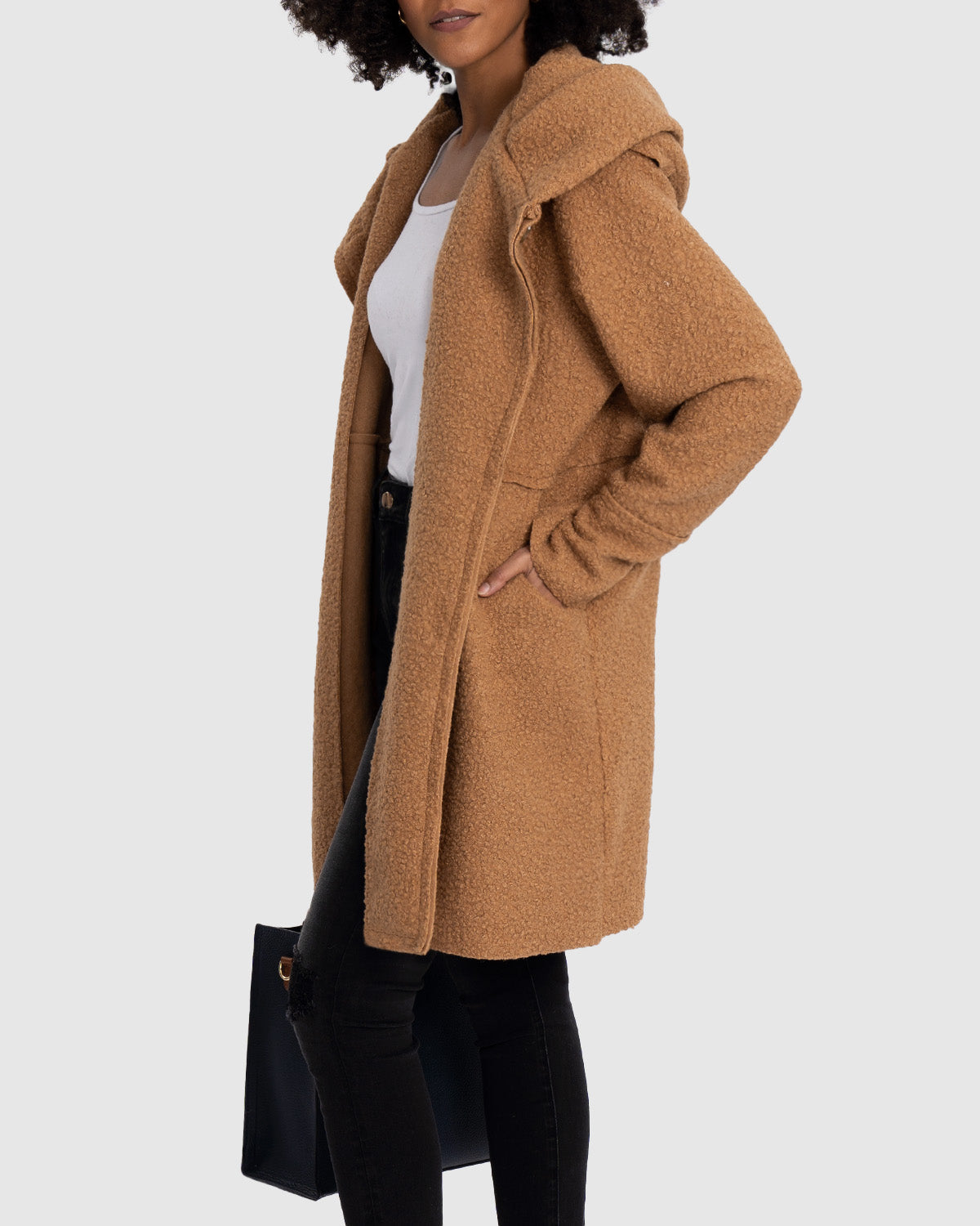 Agneta™ | Oversized Bouclé Vinterkappa