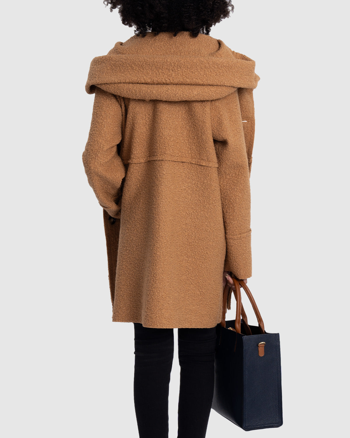 Agneta™ | Oversized Bouclé Vinterkappa