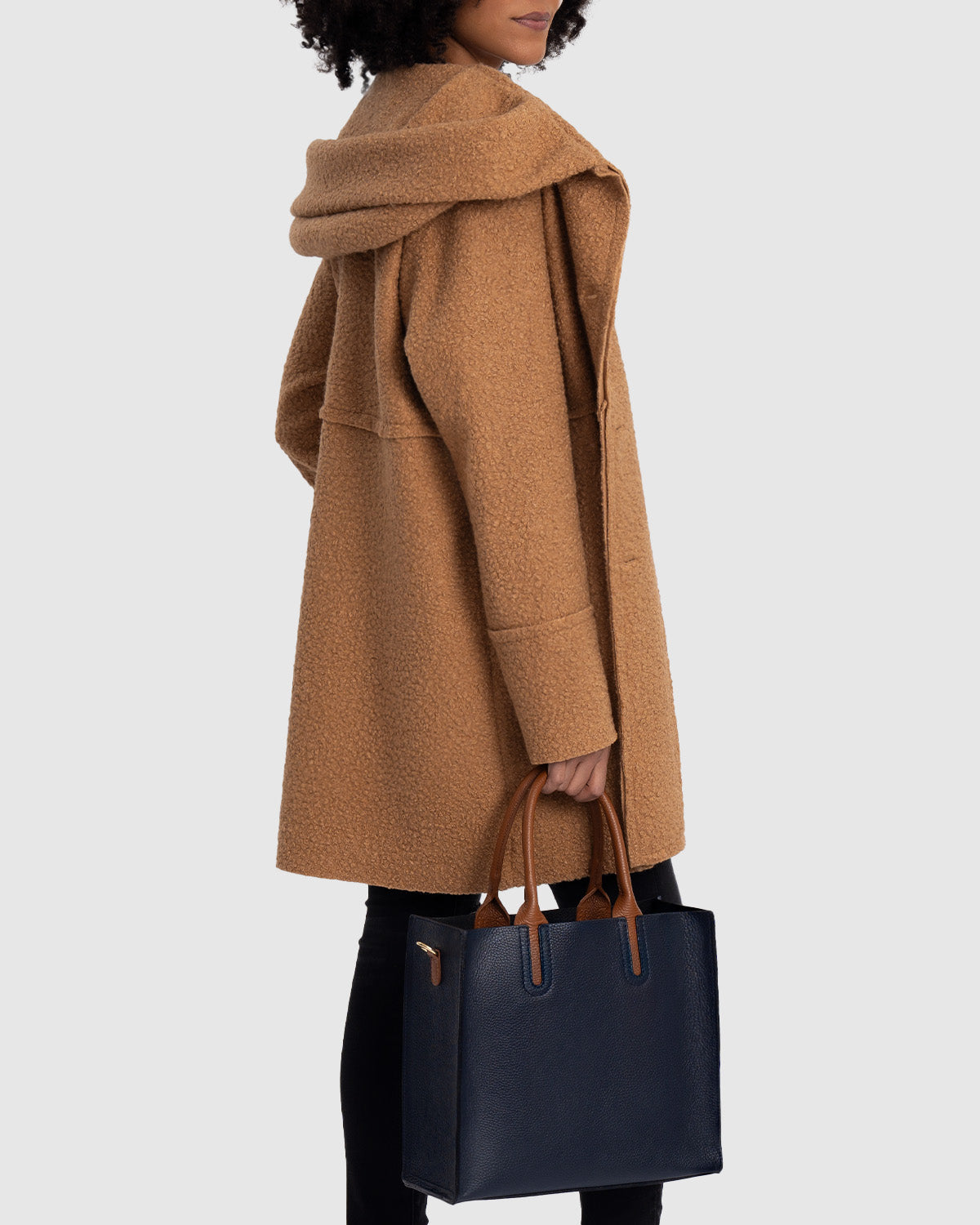 Agneta™ | Oversized Bouclé Vinterkappa