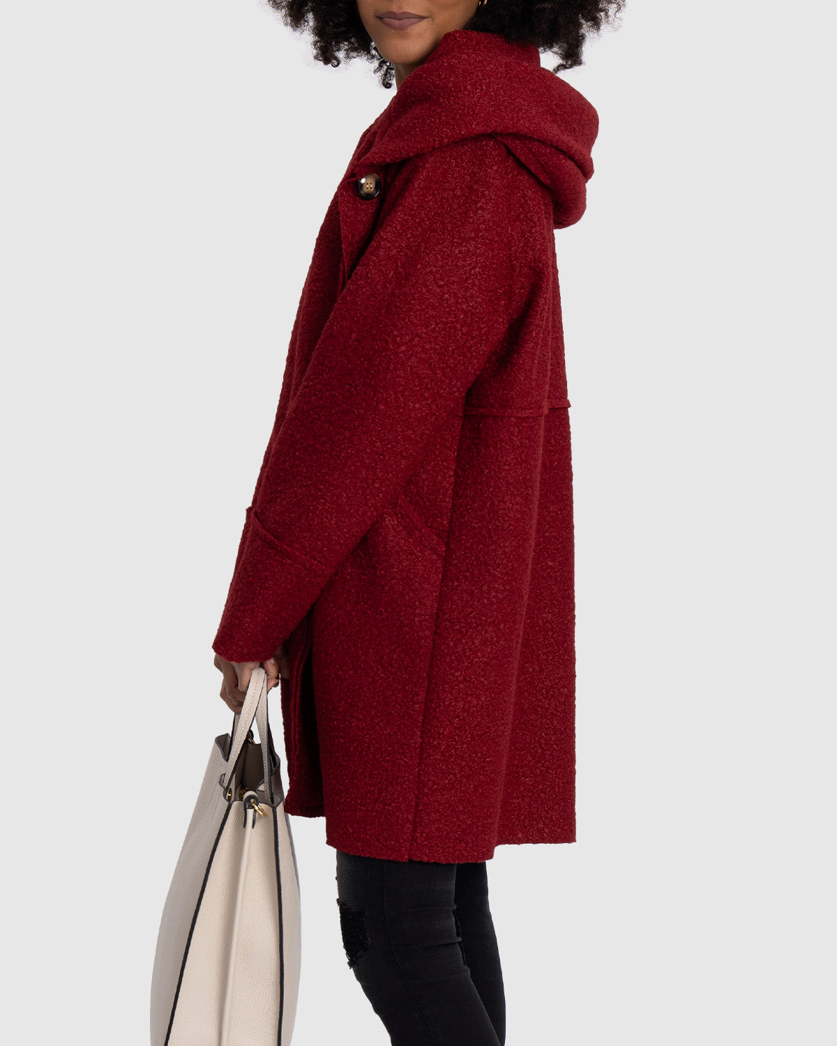 Agneta™ | Oversized Bouclé Vinterkappa