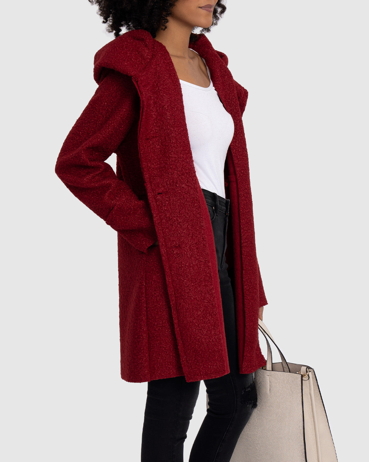 Agneta™ | Oversized Bouclé Vinterkappa