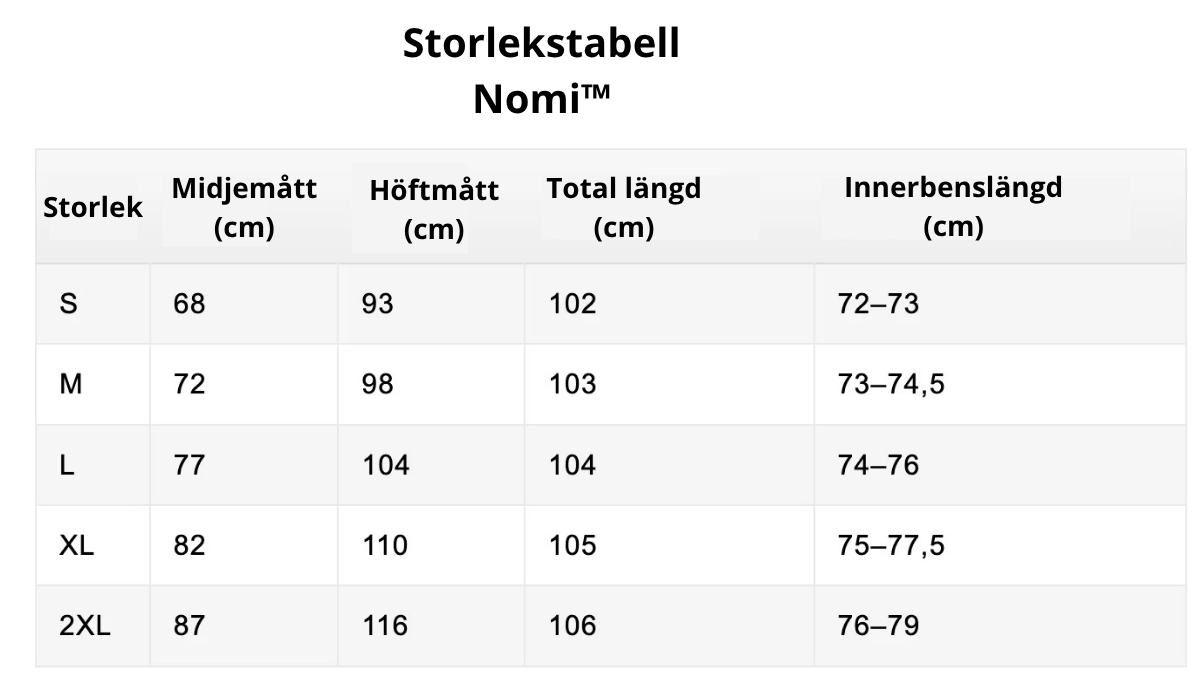 Nomi™ | De ultimata komfortbyxan som rör sig med dig
