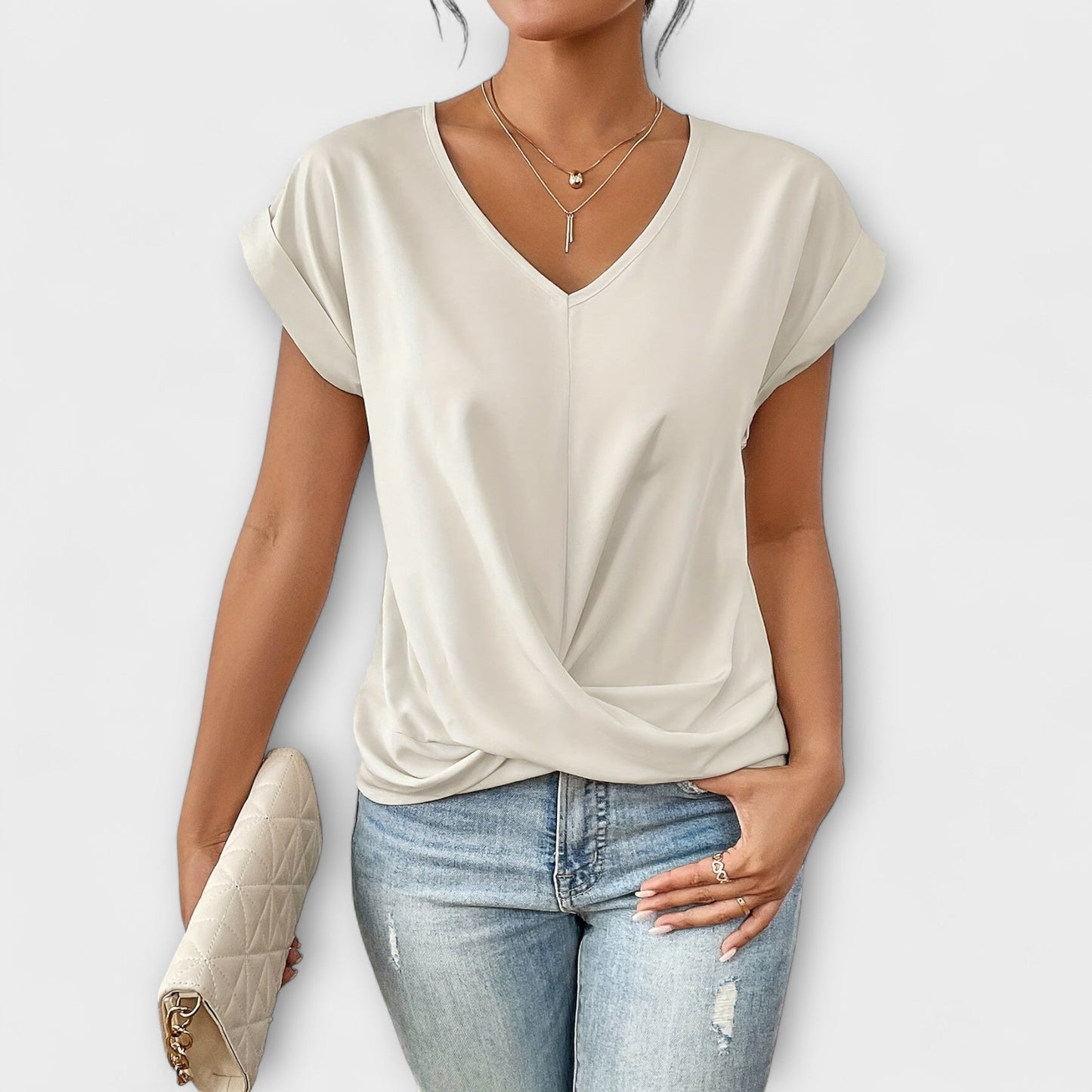 Lovis™ | Elegant topp med mjuk rörelse och karaktär
