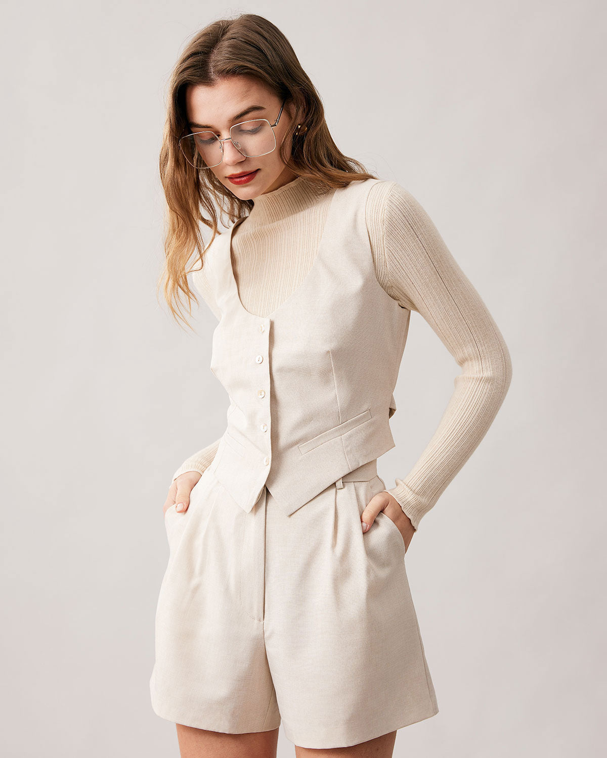 Liv™ | Högmidjade Vida Byxor för en Självsäker & Avslappnad Look