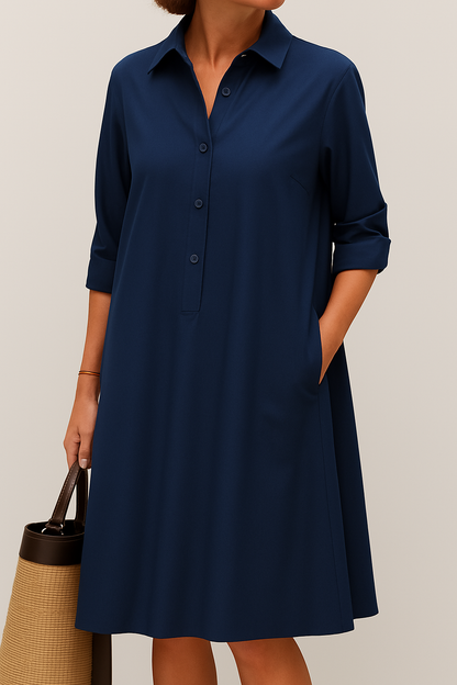 Mira™ | Skjortklänningen som lyfter din avslappnade elegans