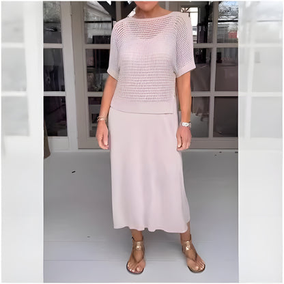 Karin™ | Tidlös Tvådelad Set för Bekymmerslös Elegans