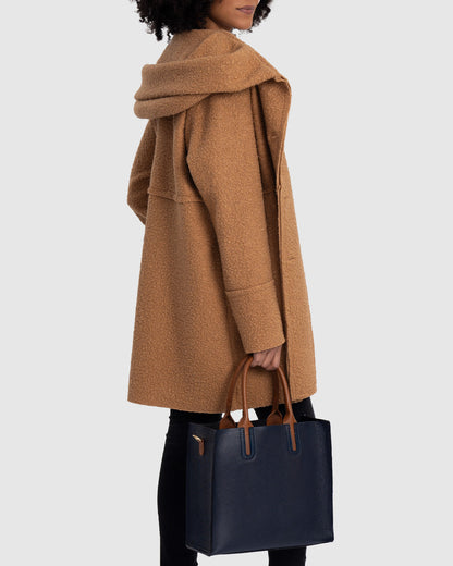 Agneta™ | Oversized Bouclé Vinterkappa