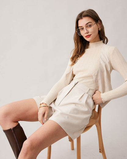 Liv™ | Högmidjade Vida Byxor för en Självsäker & Avslappnad Look